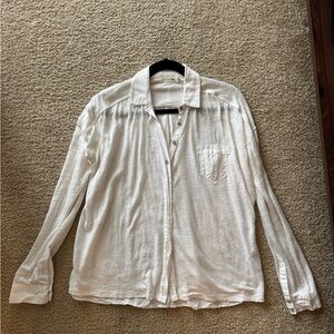Rag & Bone White Button-Up Shirt
